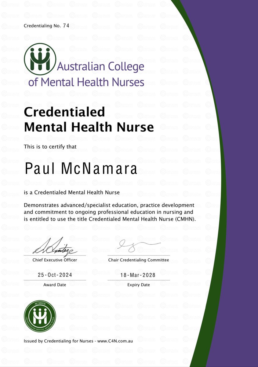 Nurses with cred meta4RN.wordpress.com/cred