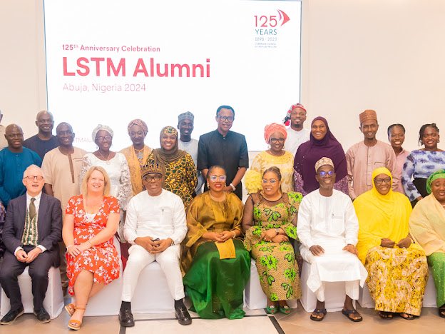 I was delighted to join friends &amp; colleagues from the Liverpool School of Tropical Medicine this weekend to celebrate the institution's 125th Anniversary and its first-ever Nigerian Reunion.

It was a joy to reconnect with familiar faces and i felt truly honored to share a speech