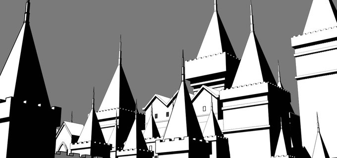 blenderで作ったものをクリスタに持ってきて仕上げる方法も段々上手いことできるようになってきた 