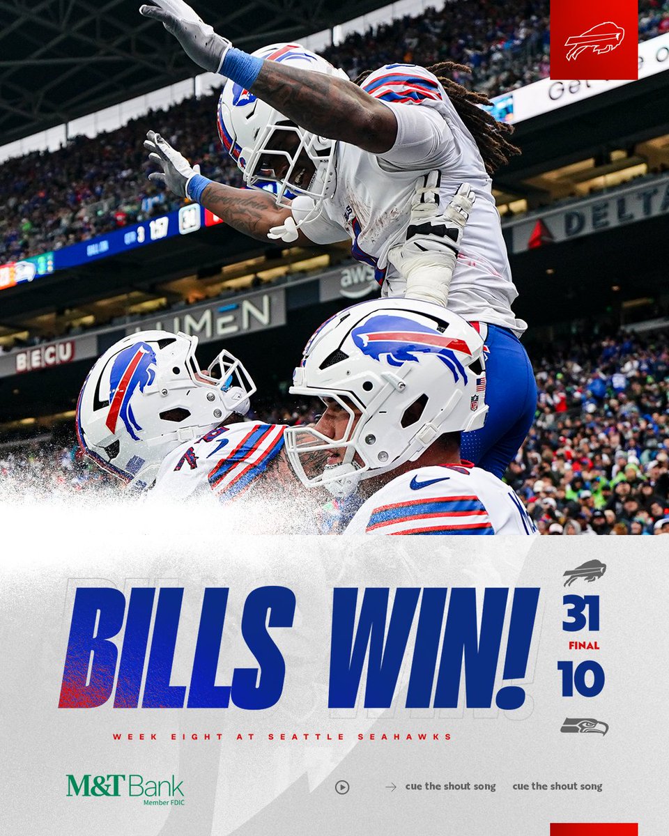 BILLS WIN!!!!!!

#BUFvsSEA | #BillsMafia