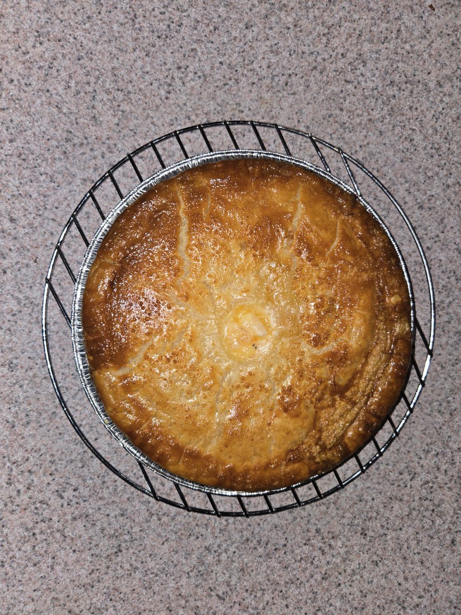 JustmeinNB's tweet photo. A seafood pie from Gaspe. Courtesy of my fabulous niece and her wife. I can't wait to dig in! https://t.co/8x9iSX3Umr