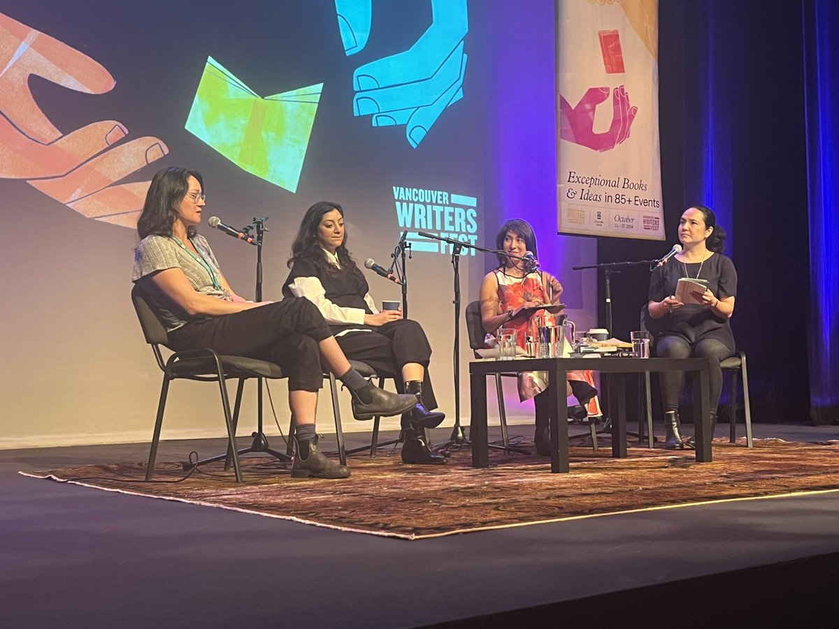Parker Johnson (semi-retired) (@parkerj50) on Twitter photo <a href="/VanWritersFest/">Vancouver Writers Fest</a> <a href="/SadiyaAnsari/">Sadiya Ansari</a> <a href="/mminelle/">Minelle Kiirti Mahtani</a> <a href="/annalingkaye/">Anna Ling Kaye</a> Amazing panel discussion. So grateful. <a href="/VanWritersFest/">Vancouver Writers Fest</a> <a href="/SadiyaAnsari/">Sadiya Ansari</a> <a href="/mminelle/">Minelle Kiirti Mahtani</a> <a href="/annalingkaye/">Anna Ling Kaye</a> Amazing panel discussion. So grateful.