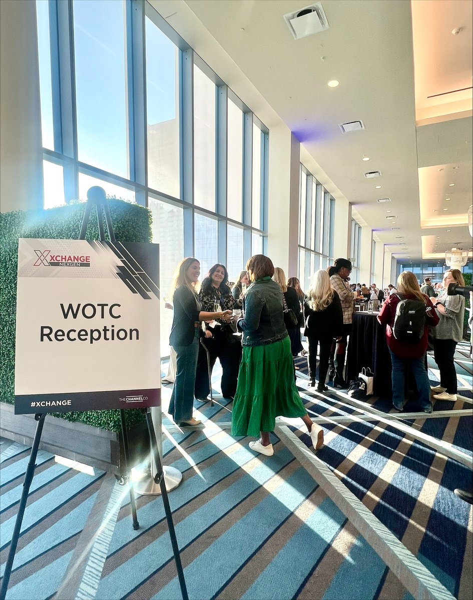 TheChannelCo's tweet photo. Women of the Channel is shining at #XChange NexGen! It’s inspiring to see such a remarkable group connecting over food and cocktails. Let’s keep the momentum going! Join our online community to continue building these vital connections! #WOTC 

https://t.co/OqsykHeRYf https://t.co/vfKeyyPIjv