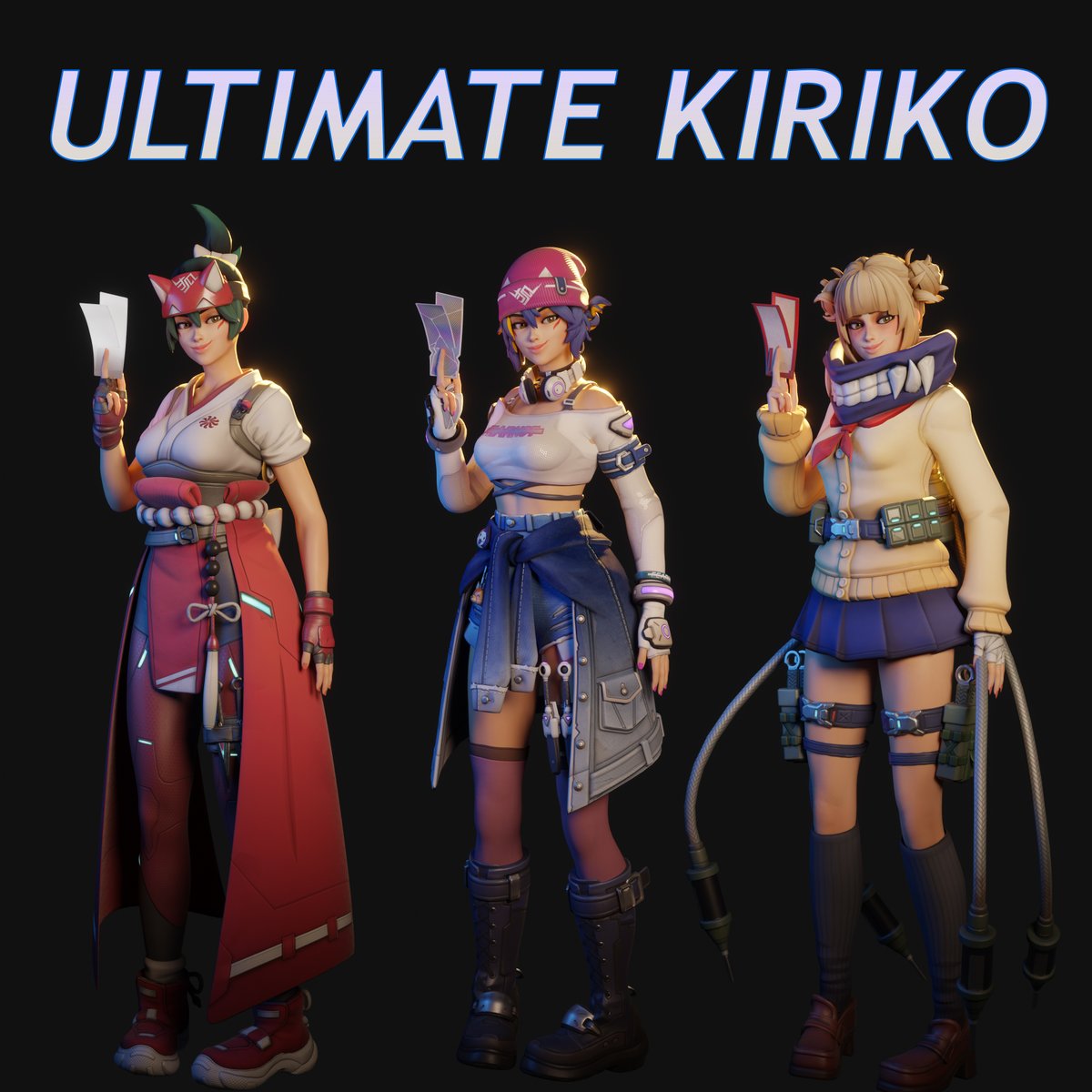 My first of several projects like this, Ultimate Kiriko, currently with 9 skins available, I will be updating it as she gets new stuff (and I add older skins).

Download it here: smutba.se/project/35776b…
