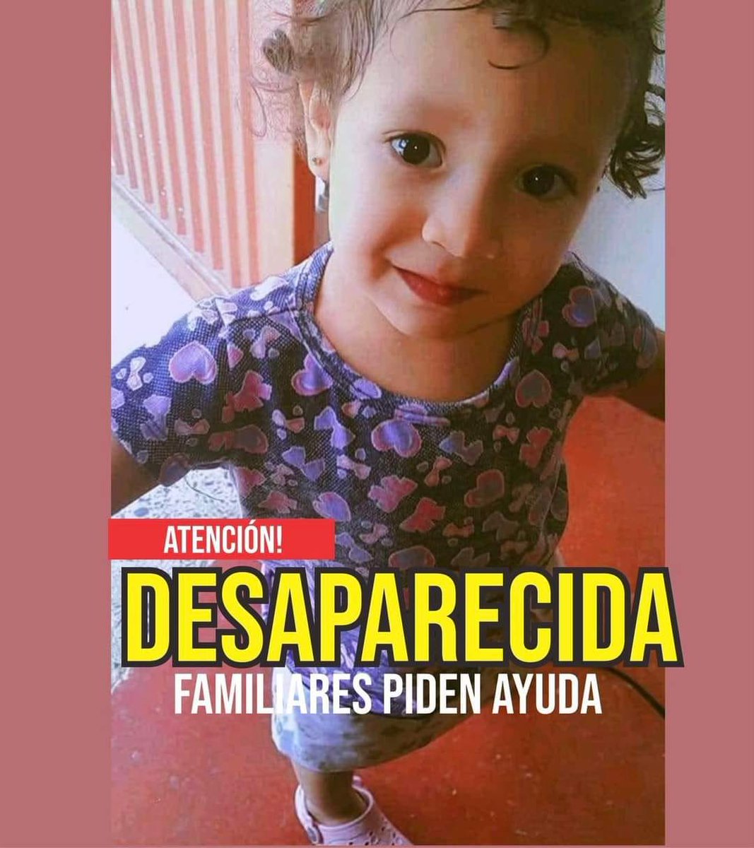 CorreAlexandra's tweet photo. #ATENCIÓN #Compartir #ALERTAROSA ¡YA! 
Se busca niña #desaparecida ayer 26 de octubre en Vado Real Santander municipio de Suaita.
Si la ha visto, por favor informar al número 310 860 1711.
 La fotografía se publica con autorización y por solicitud de su padre. @GaulaPolicia https://t.co/m3PefgLq4f