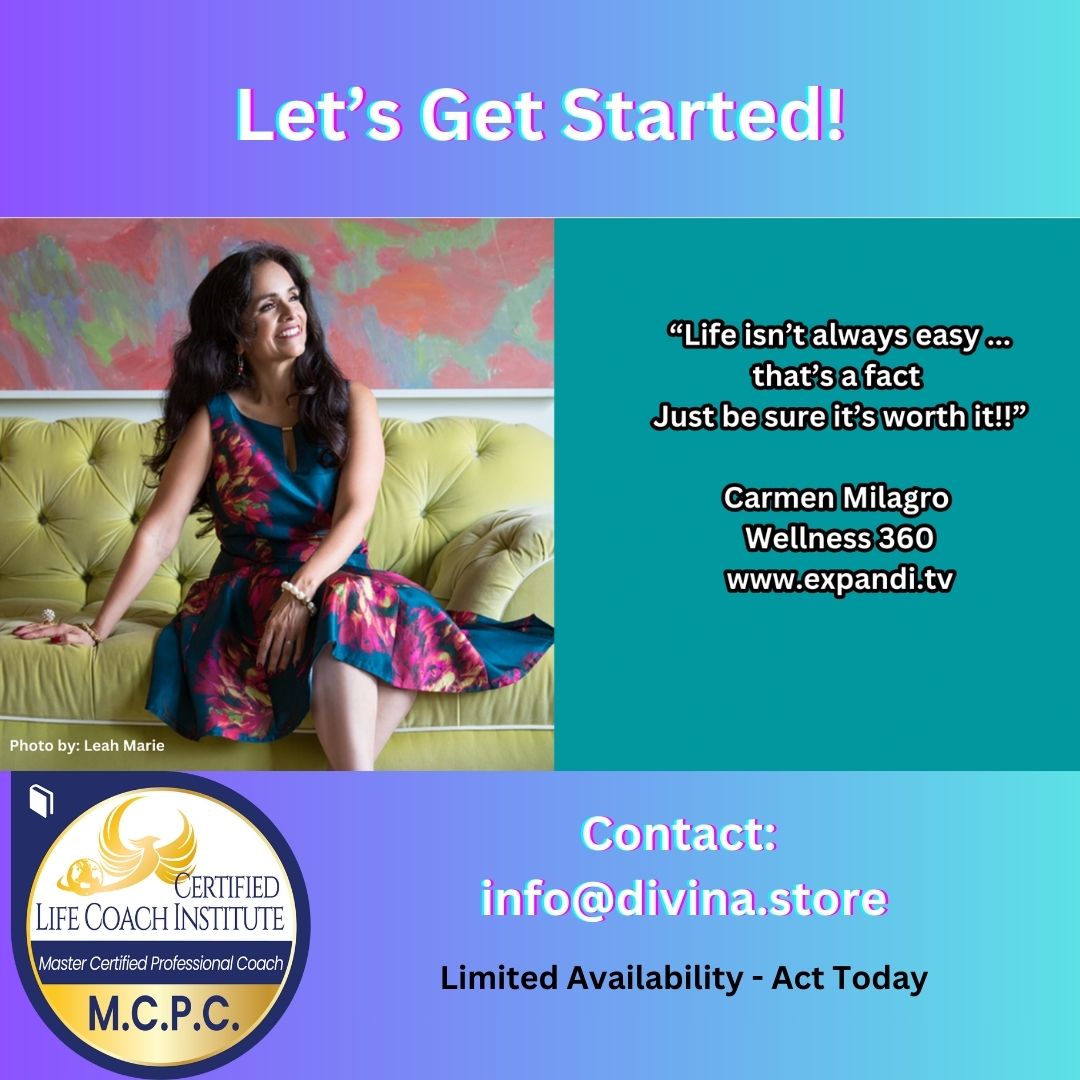 wellness360Carm's tweet photo. "Life isn't always easy, that's a fact, just be sure it's worth it"
@carmenmilagro
Host of Wellness 360 with Carmen Milagro on @expandiTV
https://t.co/GJdxjlRMRE
#mastercertified #coach
#coaching #behavioralhealth #behavioralcoach #lifecoach #wellnesscoach #wellness360 #genz https://t.co/W7hsmTwM7k