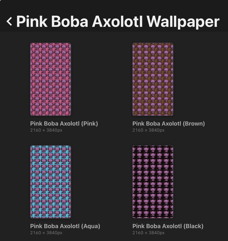 dezzy514's tweet photo. Axolotl Phone Wallpapers❤️
Can be gotten separate or in bundles
Ko-Fi link in bio
#wallpaper #phonebackground #kofi #art #background #300dpi #axolotl #vgen #vgencode #gamer #streamer #gamergirl #procreate #apple @kofi_button @Procreate @Apple #ipadair3gen #applepencil #pc #artist https://t.co/NoMkOOKMLb