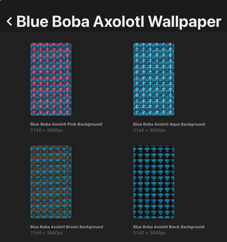 dezzy514's tweet photo. Axolotl Phone Wallpapers❤️
Can be gotten separate or in bundles
Ko-Fi link in bio
#wallpaper #phonebackground #kofi #art #background #300dpi #axolotl #vgen #vgencode #gamer #streamer #gamergirl #procreate #apple @kofi_button @Procreate @Apple #ipadair3gen #applepencil #pc #artist https://t.co/NoMkOOKMLb