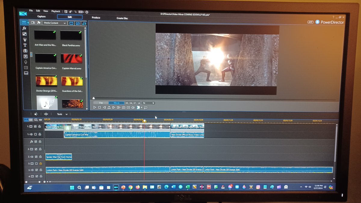 T_TVenjix's tweet image. FIRST IMAGE: "New Divide (#PhaseThree Video Mix)" by #LinkinPark that was in development on February 27, 2024.

It took 10 days to complete it.

Catch its world premiere online, NOVEMBER 28! 

ONE MONTH FROM NOW!