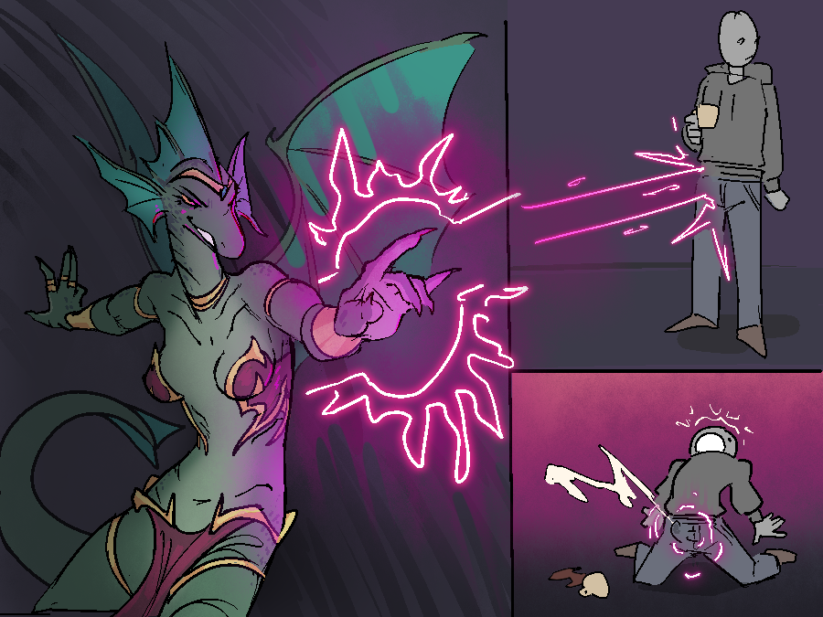 Birthday drawing for @Rskygazer
I cast "explode your penis"