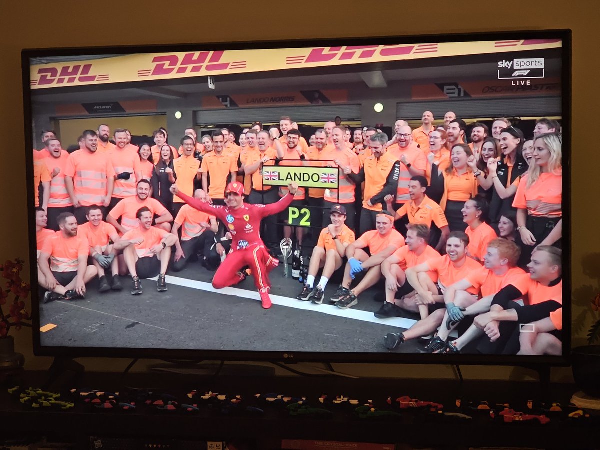 RossMidd's tweet image. Pure Carlando joy. Carlos and Lando owned this! #MexicoGP