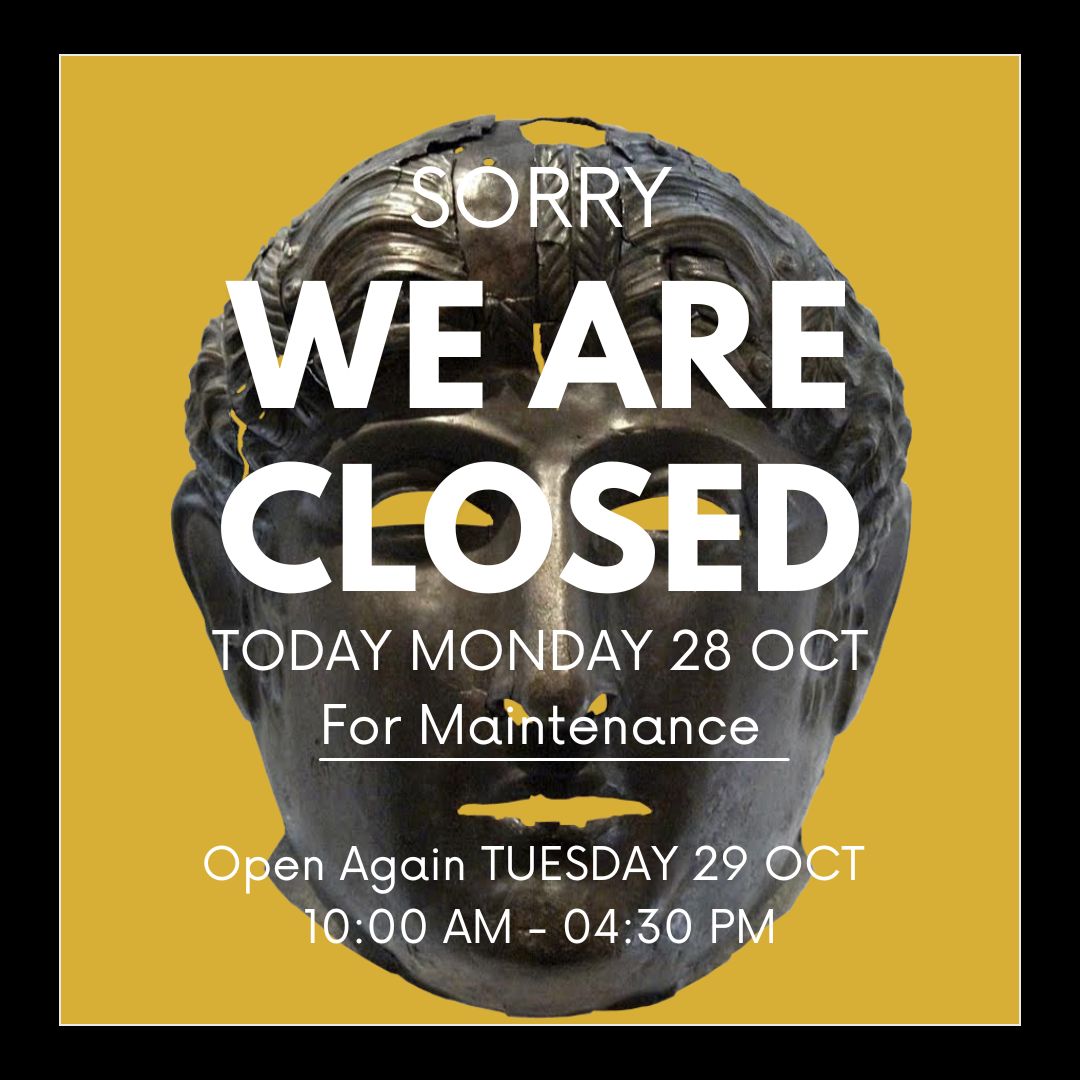 Important Announcement!!! The Trimontium Museum will be CLOSED Monday 28 October for maintenance. We reopen on Tuesday 29 October 10:00 - 4:30 PM.
Apologies for the inconvenience and hope to see you there from Tuesday onward. 😊