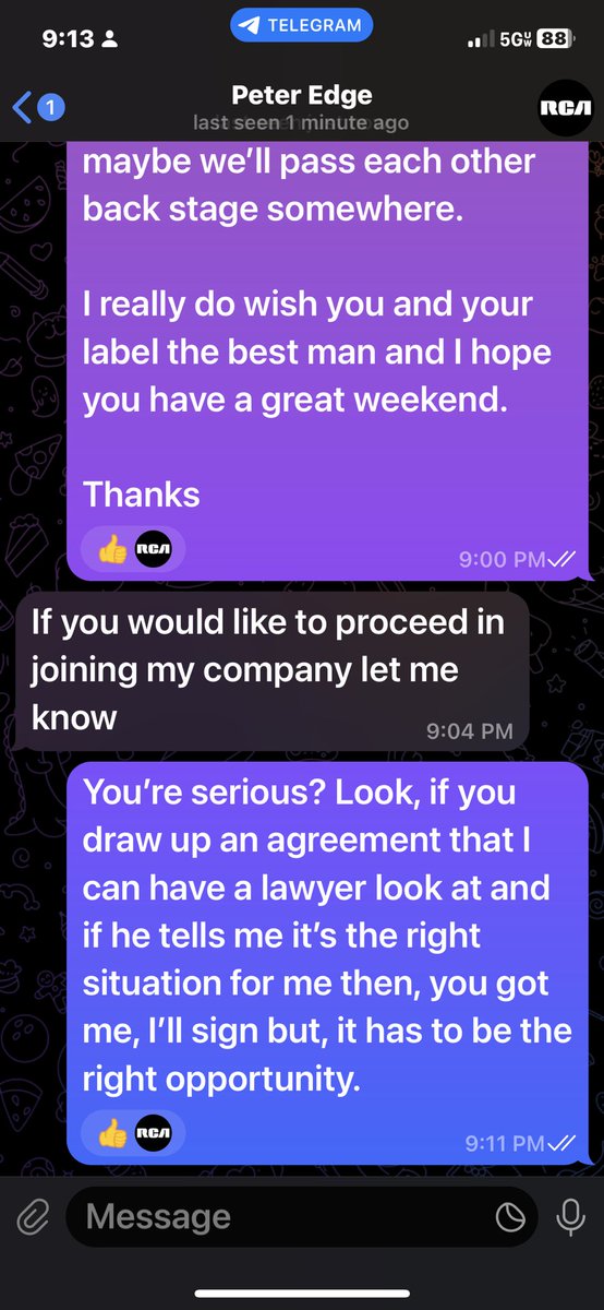 You can’t trust the internet as people are really out here pretending to be <a href="/RCARecords/">rcarecords</a> to scam artist. Peter is this you? I’m guessing not? <a href="/KatoProducer/">KATO ON THE TRACK</a> thanks for pointing out the scam who knows what you saved me from.