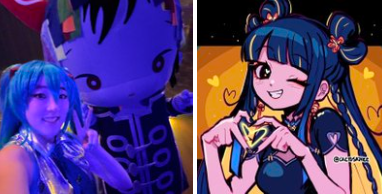 u know those posts that say artists look like their art?  im kinda feeling it seeing these two side by side in my media tab