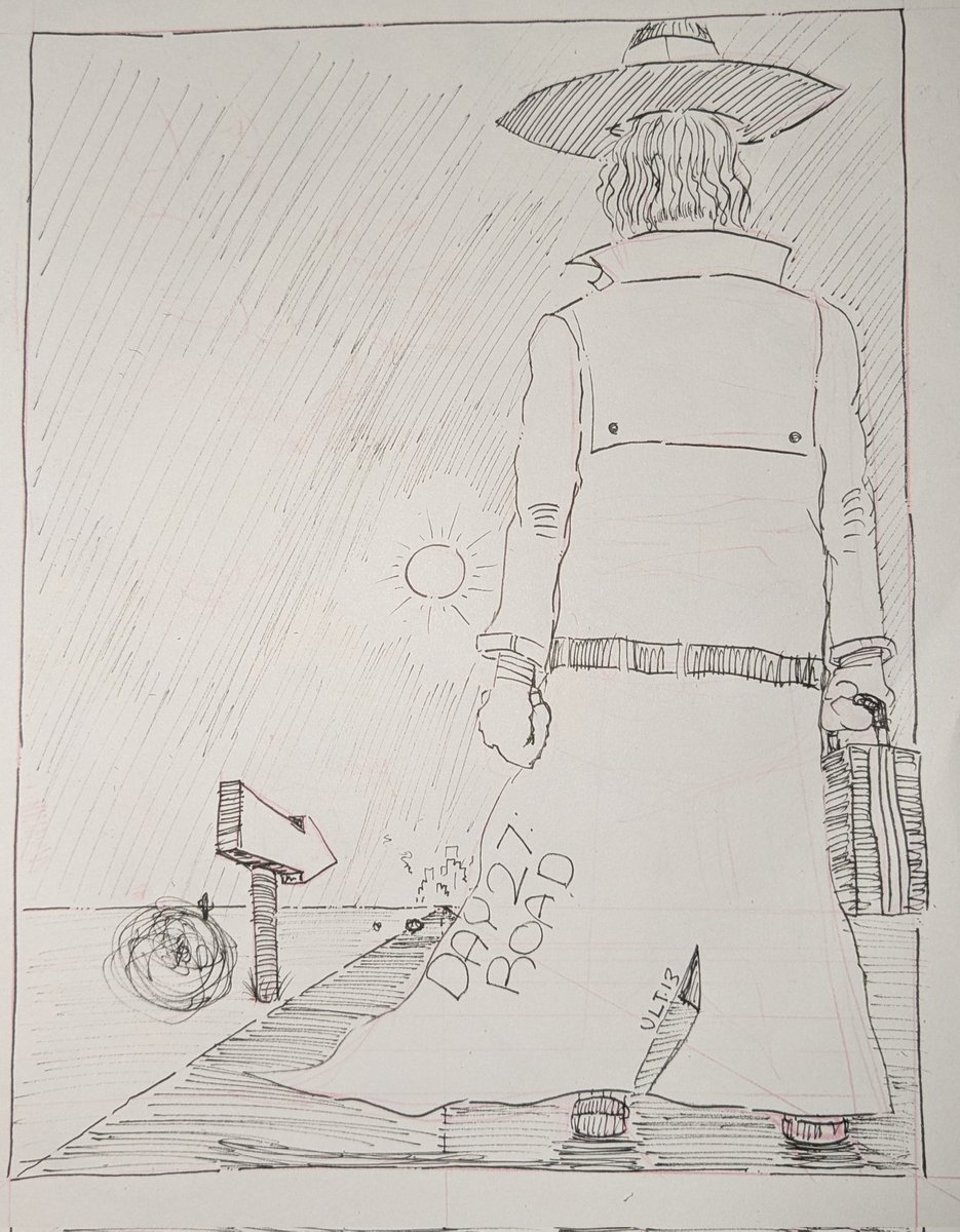 Day 27: Road

The journey never ends as long as you follow your road.

#inktober2024 
#inktober2024road
#inktober
#oc