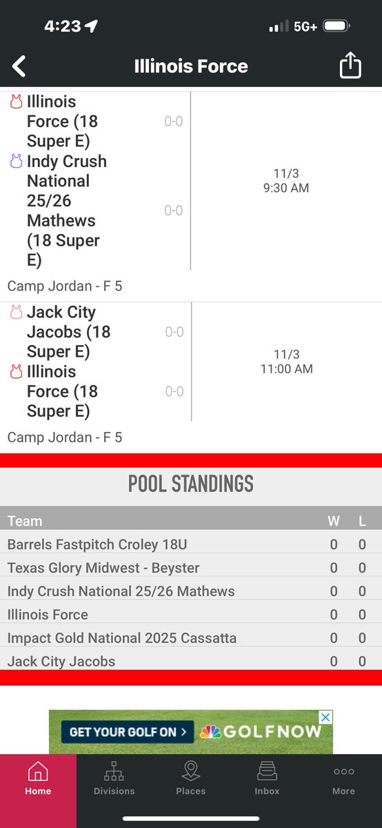 brookbigger07's tweet photo. Schedule for Scenic City Showcase in chattanooga! Proudly representing the super pool🙌🏼 https://t.co/sKrBAjinZP