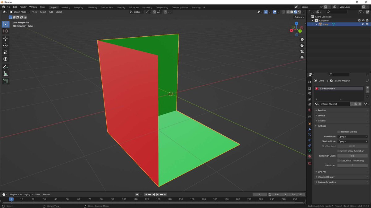 artist_b_cgian's tweet photo. How to make Blender 2 sided material
Quick tips to make Blender 2 sided material in one mesh. Happy sharing and I hope this helps. #blender3d #cgian #blenderian
Watch here, https://t.co/2kBrqFaLov https://t.co/7u4RDfn0yX
