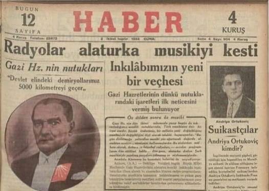 Türk müziğini yasaklayan Türk Lideri?