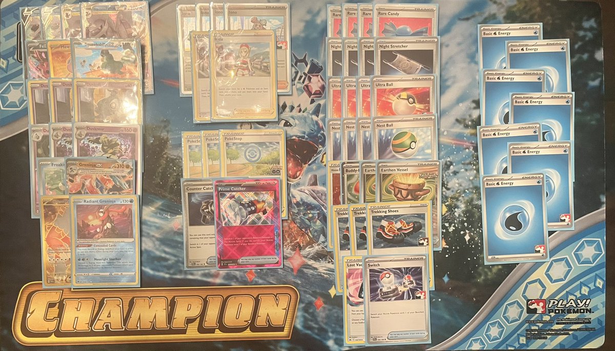 Got my first cup win of the season today with <a href="/lubyllule/">Stéphane (lubyllule.bsky.social)</a>’s Palkia deck from Dortmund :P 

GGs to <a href="/DennisPeroffTCG/">Dennis Peroff</a> who flipped 4 shuppet tails in a row in finals and milled triple banette off Pokestop in G2, it was simply disgusting

S/o <a href="/endgameCA/">@endgametcg</a> use code JulianG at checkout