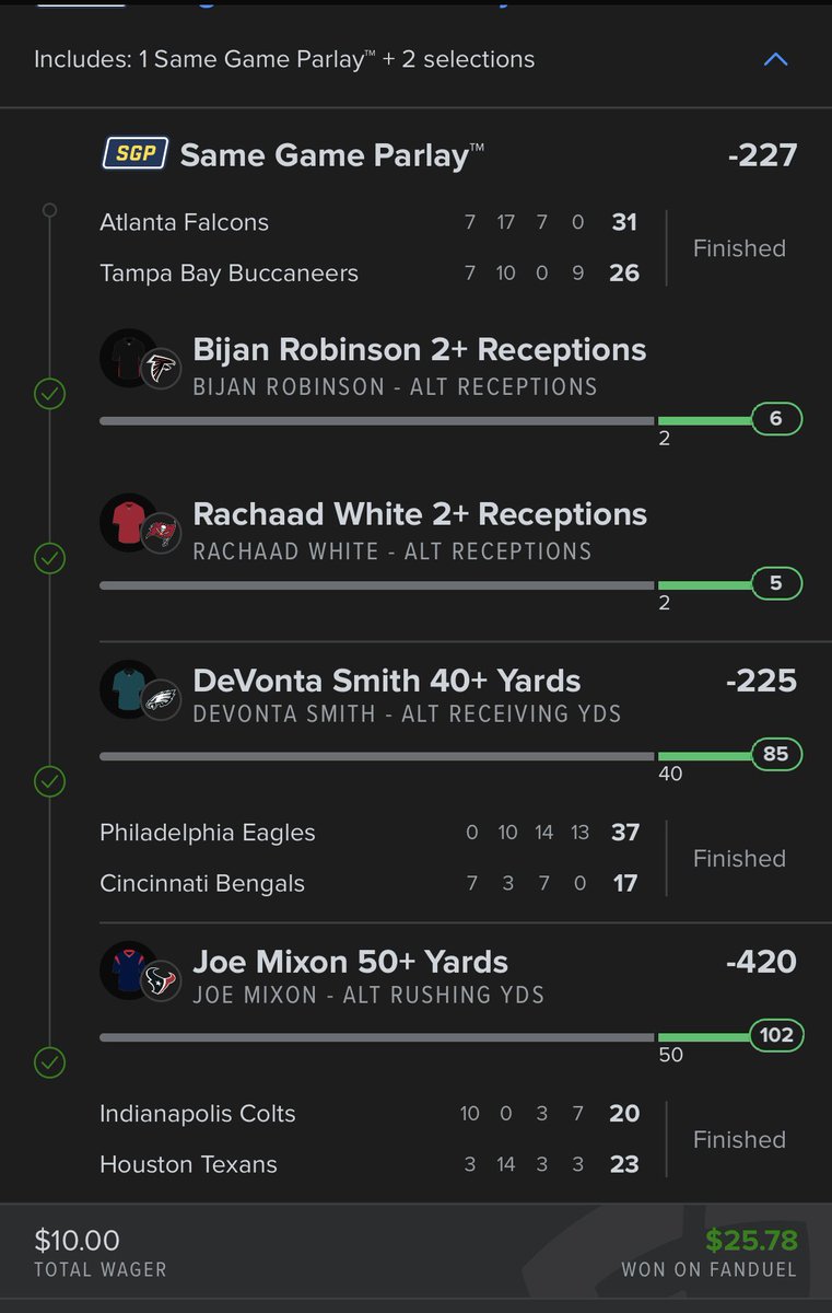 ChrisSportsBets's tweet photo. BANGGGGGG✅✅✅✅

3/3 DAY IN THE NFL

FOLLOW FOR MORE PLAYS🤝 https://t.co/QTvCKGqCuV