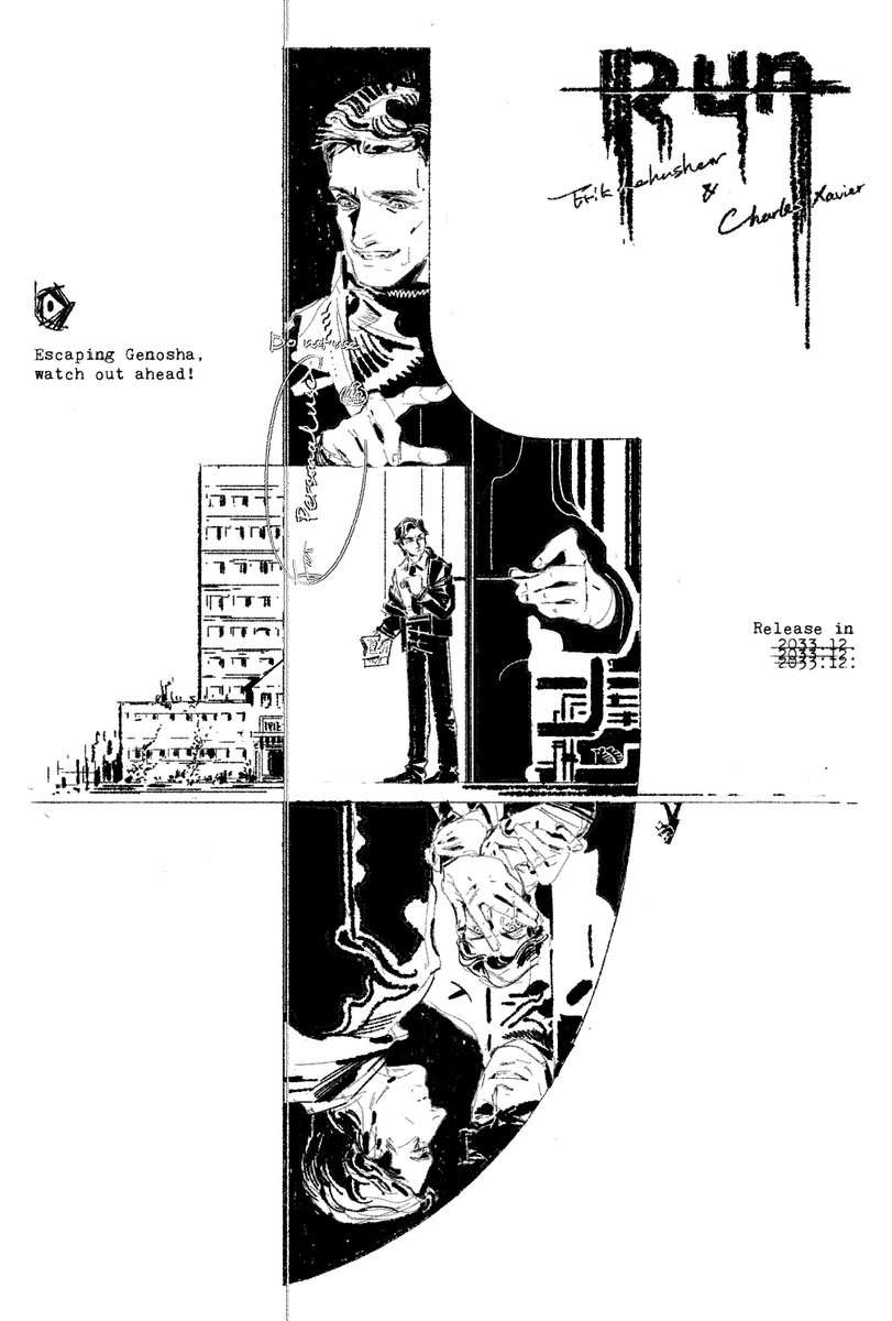 🔳 Two Erik, twice the fun. #Cherik