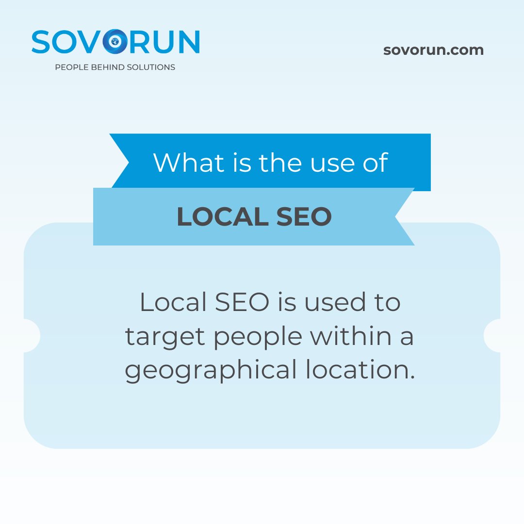 sovorun's tweet photo. Curious about the power of Local SEO?

It’s your key to boosting visibility in local searches, driving foot traffic, and attracting nearby customers. Optimize locally and watch your business shine in your community!

To know more, visit us at: https://t.co/BfrkoXCvO3

#sovorun https://t.co/kiScpGb0lX