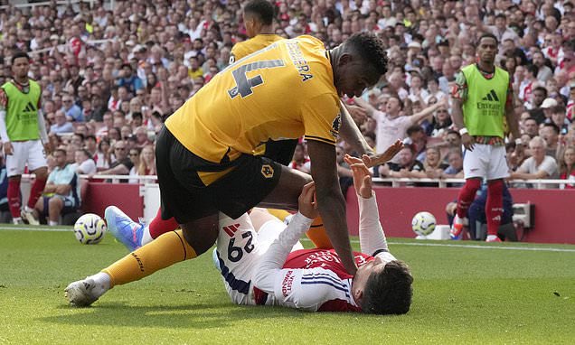 PLCPolice's tweet photo. So you are allowed to - 

- Throw a ball at a player’s head
- Choke an opponent 
- Repeatedly kick a player off the ball
- Stick your fingers up an opponent’s arse

And receive no punishment whatsoever.

This isn’t football. 
This is Premier League UFC. 
#ARSLIV https://t.co/7IMvuJHo63