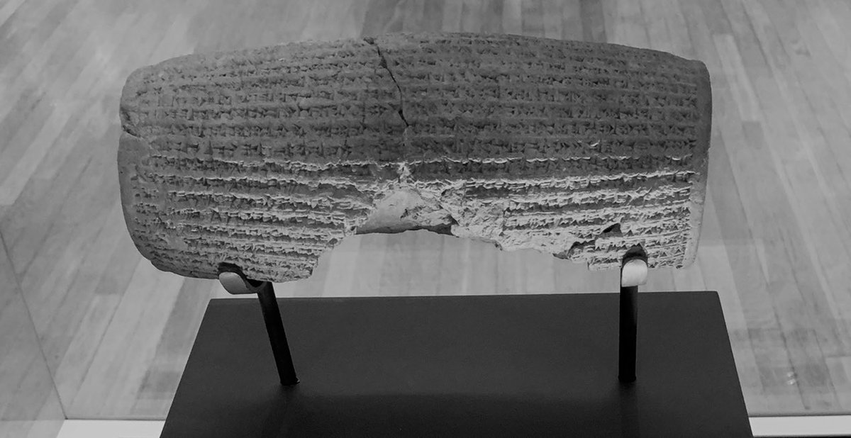 The Cyrus Cylinder (539 BCE):
(Lines 1–10):
I am Cyrus, king of the world, great king, mighty king, king of Babylon, king of Sumer and Akkad, king of the four quarters of the earth,
son of Cambyses, great king, king of Anshan,
descendant of Teispes, great king, king of Anshan,