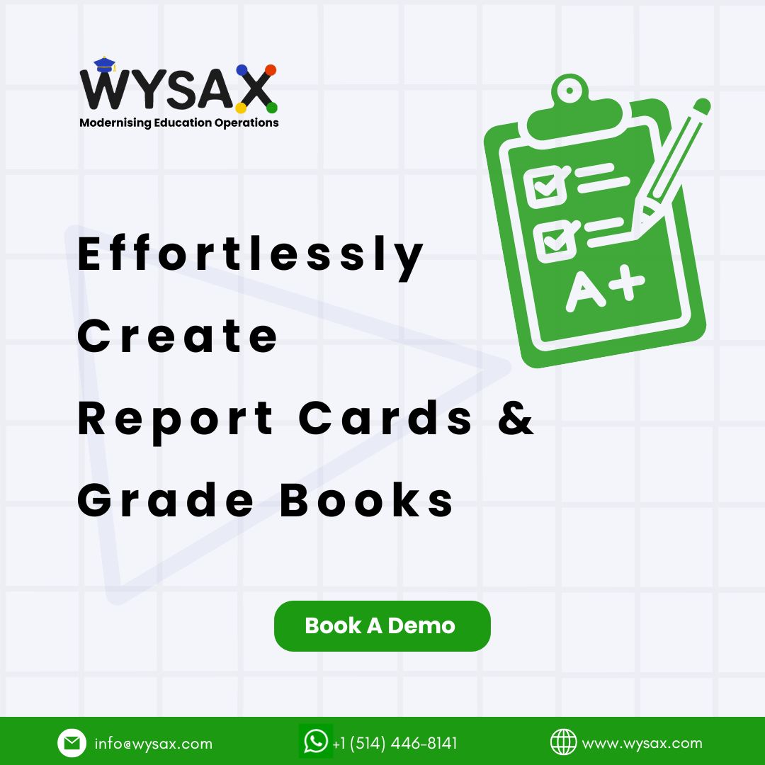 WYSAX2's tweet image. 📊 Want to simplify report cards and gradebooks? With our software, creating and managing them is a breeze! 🎓✨

Book a DEMO: calendly.com/wysaxdemo/time…
Website: wysax.com
Email: info@wysax.com
WhatsApp: (514) 446-8141
#reportcardmanagement #gradebooksoftware #wysax