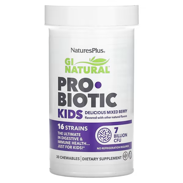 pfdealz's tweet image. NaturesPlus, GI Natural Probiotic Kids, Delicious Mixed Berry, 7 Billion CFU, 30 Chewables for $16.53

howl.link/g937kwkfbplsb

#NaturesPlus #Billion #Chewables #Kids