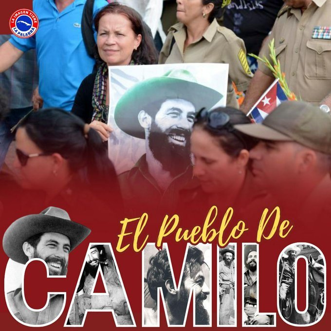 GobiernoArt's tweet photo. #CubaViveEnSuHistoria 
🎶 Capitán tranquilo,paloma y león, una gran sonrisa y un gran corazón 🎶 Así te recuerda tu pueblo 🌹💓
#ArtemisaJuntosSomosMás
#CamiloEsPueblo 🇨🇺💗 https://t.co/N8RhQGCq9h