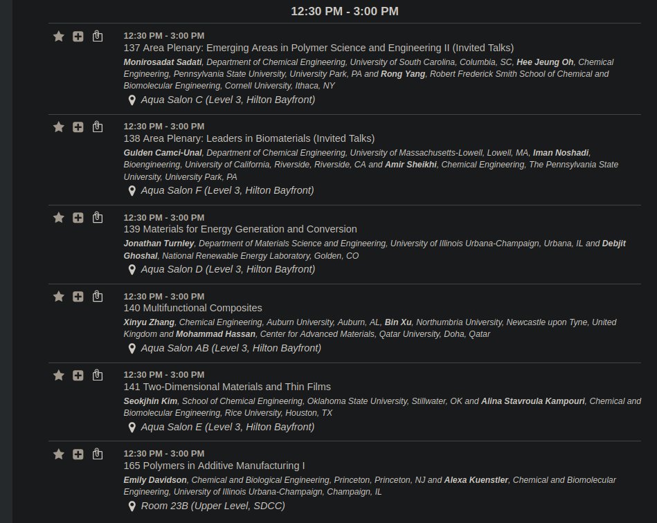 aiche_mesd's tweet image. @aiche_mesd programming for Monday 10/28...come check out some sessions!
@ChEnected #AIChE2024 #AIChEASC