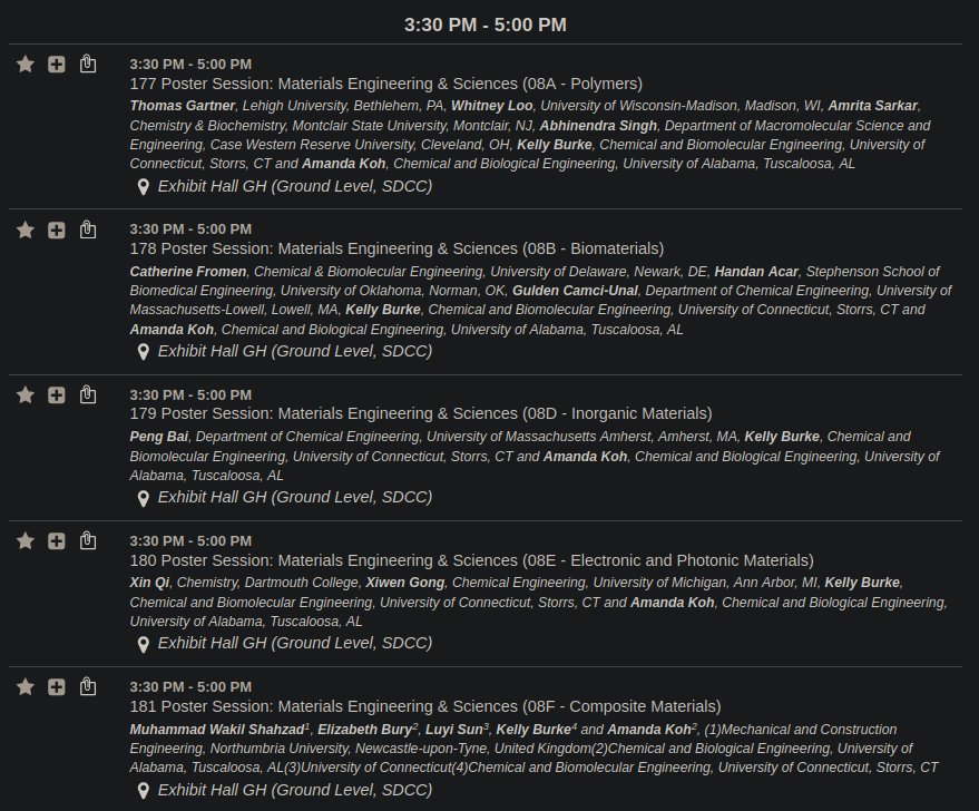 aiche_mesd's tweet image. @aiche_mesd programming for Monday 10/28...come check out some sessions!
@ChEnected #AIChE2024 #AIChEASC