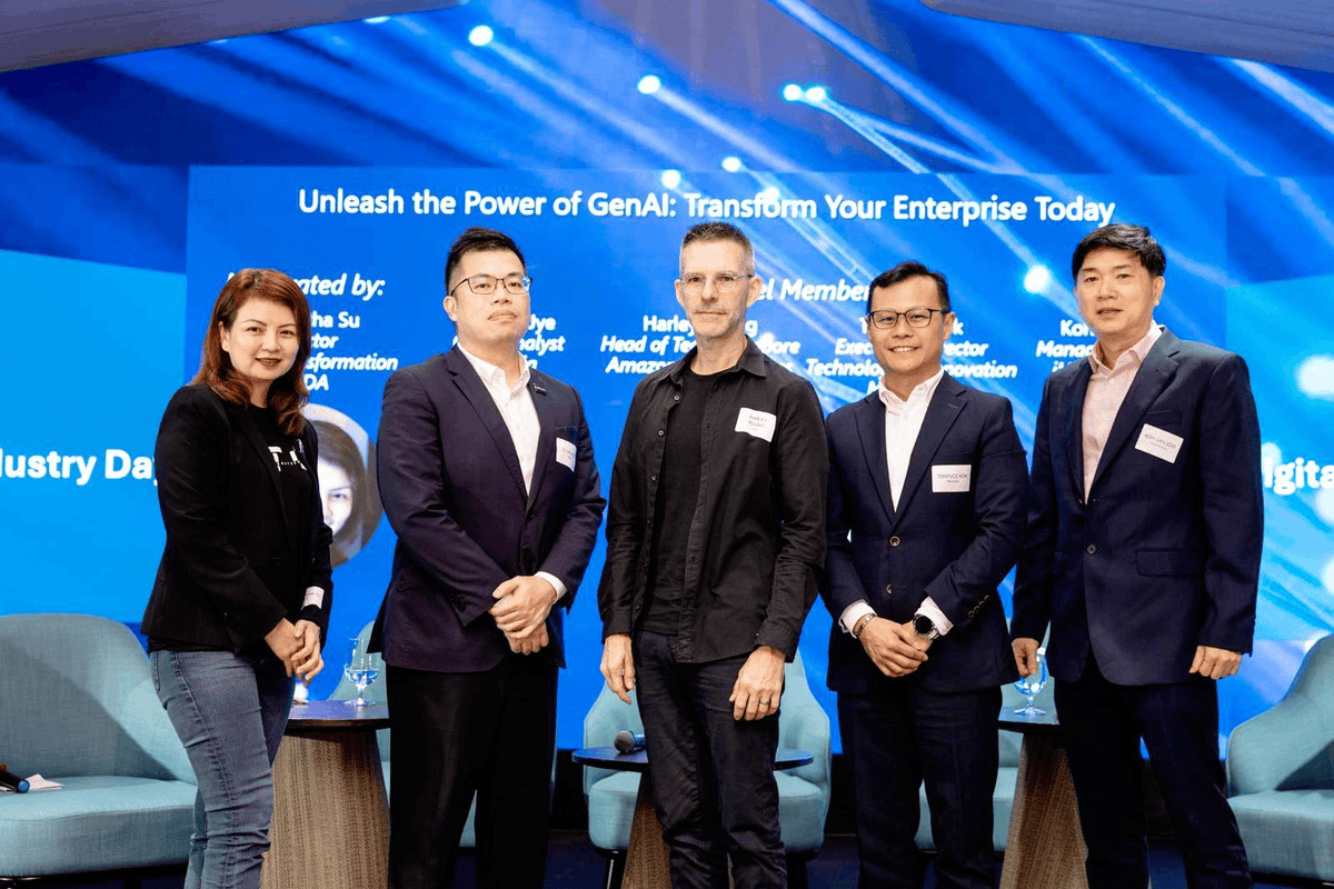 Meinhardt participated in the IMDA Digital Transformation Industry Day on 18 October, where Terence Kok, Executive Director for Innovation and Technology, Meinhardt SUIT took part in a panel discussion, “Unleash the Power of GenAI: Transform Your Enterprise Today.”