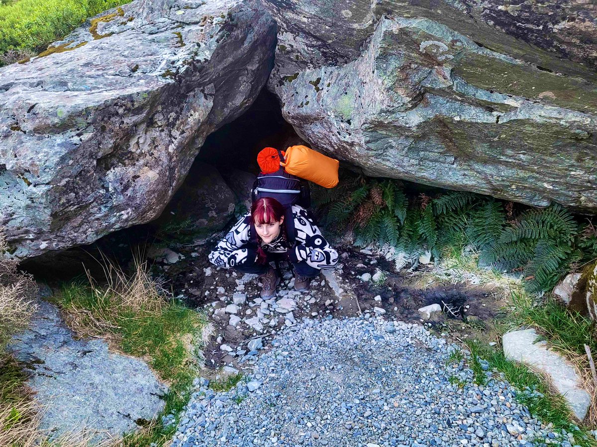 They made me get in the gremlin hole…