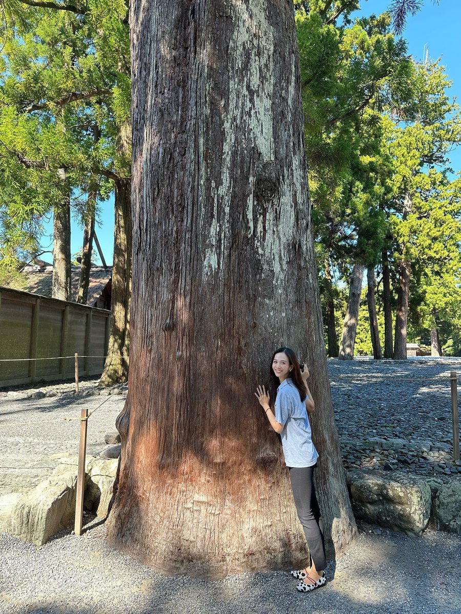 Atau_Plie's tweet photo. 皆様お元気でいらっしゃいますか？🍀最近の私のショットです📷ずっと行けていなかった倉敷のお墓参りや、伊勢神宮のお参りに行ってきました🌳
レッスンの毎日です。
今日から1月の舞台のリハーサルも始まります！！

#倉敷 #巡業 #伊勢神宮 https://t.co/uXWlFS7IZG