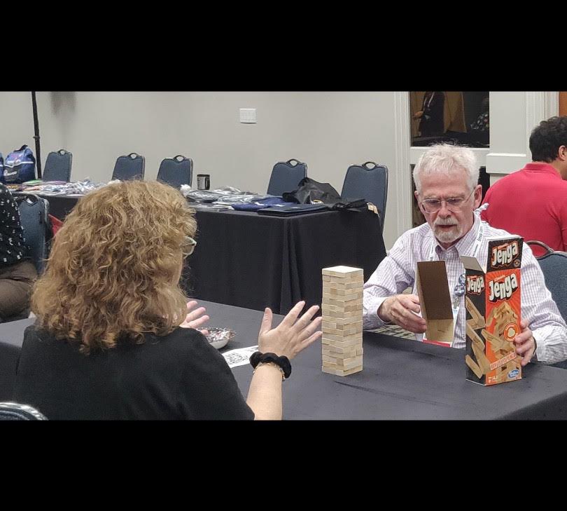 Don’t miss your chance to play Jenga with your <a href="/atanet/">American Translators Association</a> President! Come to the #AFTI game night Friday! #ata65
