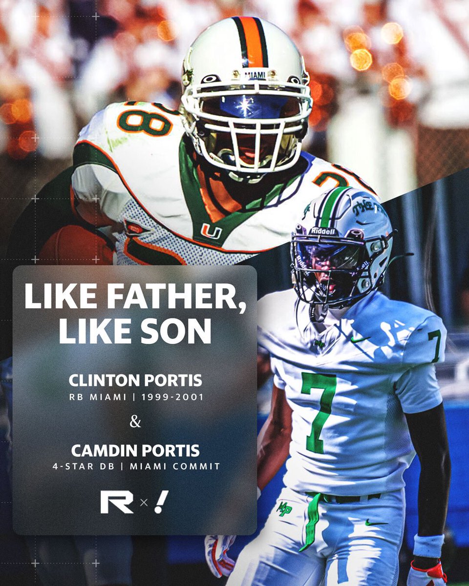 Camdin Portis is ready to create his own legacy at The U 🙌