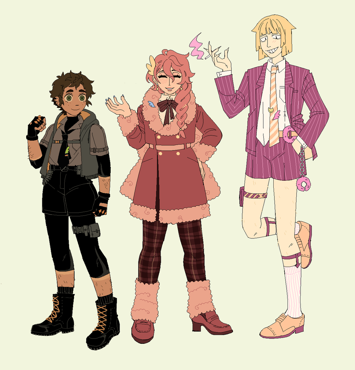 「[oc] reference for my flops. yuck 」|fat baby vibesのイラスト