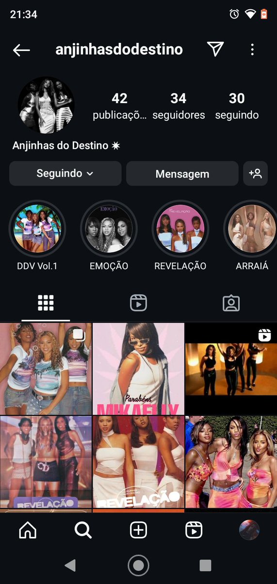 VEM AÍ | As Anjinhas do Destino removeram sua bio e o link do álbum Revelação (Bônus) de seu Instagram!!! Tudo indica que teremos um anúncio em breve depois de MILÊNIOS