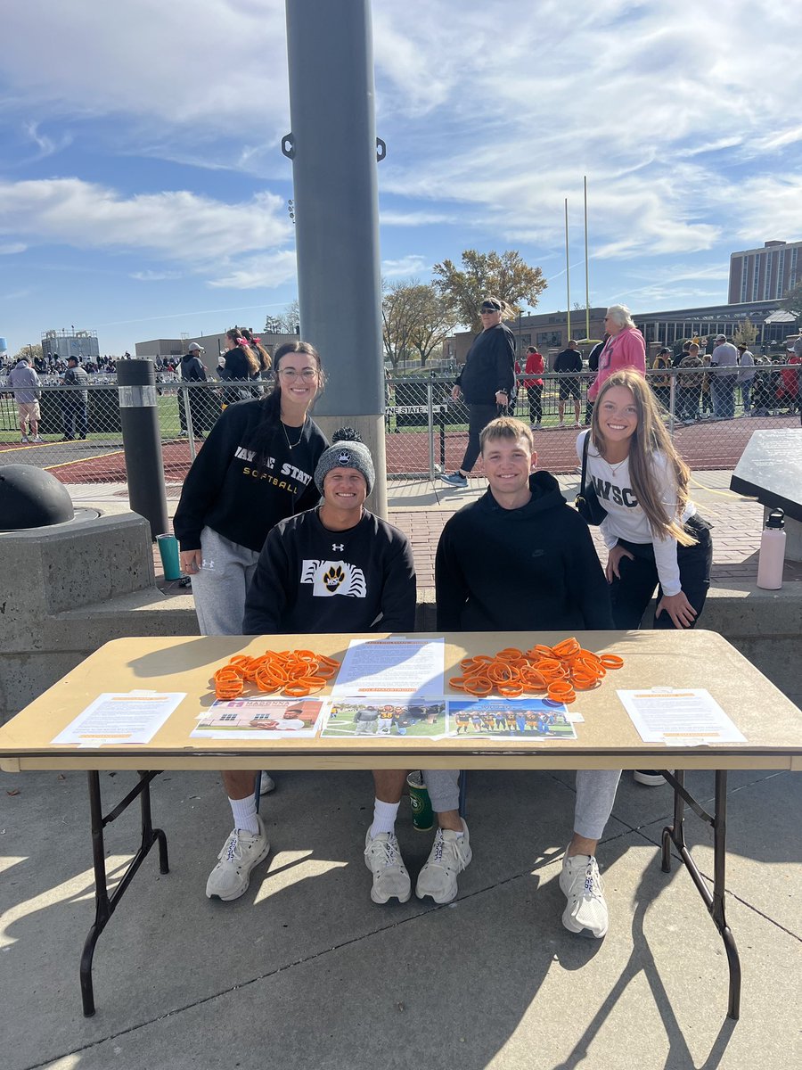 WSCSAAC's tweet photo. #ColemanStrong 
Thank you to everyone who came out and showed their support for Zach Coleman at the soccer and football games! 🧡 https://t.co/yJooSL6wfW