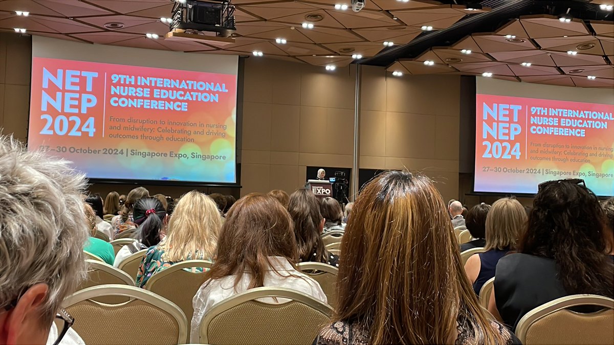 Great to see Singapore recognise the importance of nurse education by having the Minister of Health open #NETNEP24