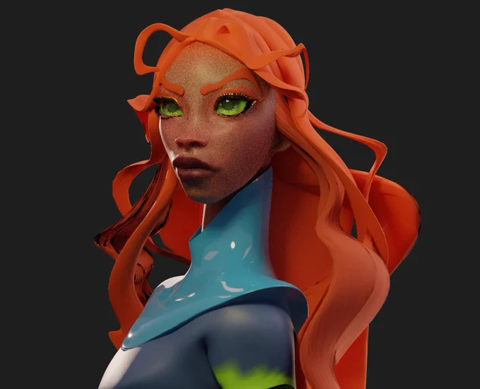 Starfire and beast boy 