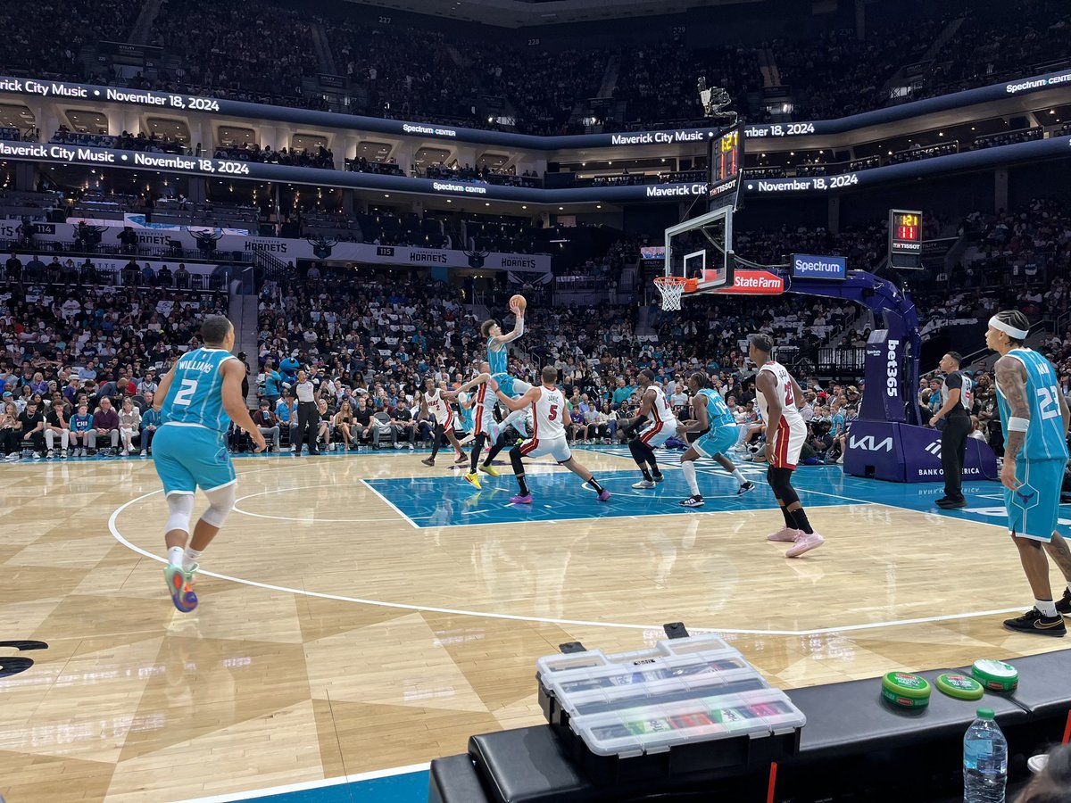 Pretty excited to start basketball season at the <a href="/hornets/">Charlotte Hornets</a> home opener last night and <a href="/FurmanMBB/">Furman Basketball</a> this afternoon. Lots to be excited about for both my squads - gonna see some good hoops this year!