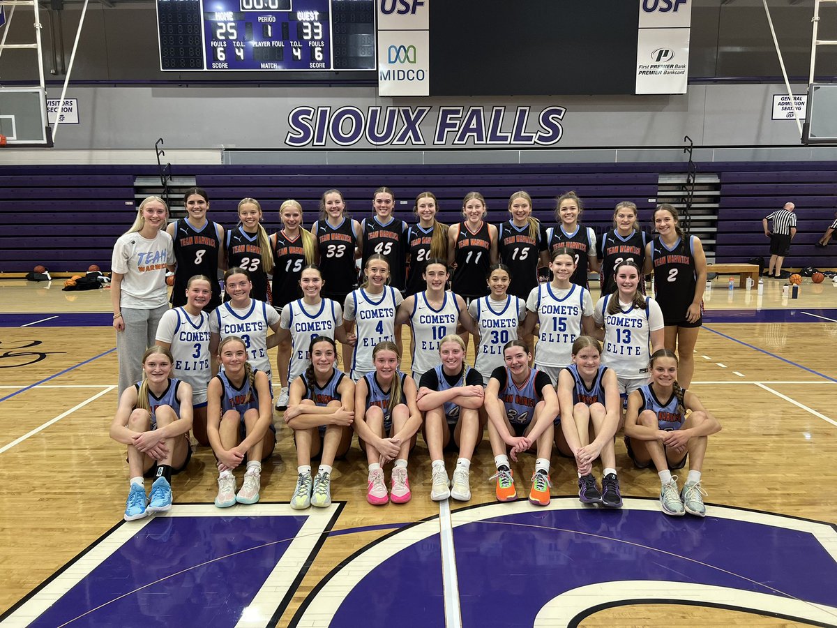 bO_One15's tweet photo. Thank you @warwickworkouts for hosting us today for some closed scrimmaging! We had so much fun! We traditionally have always did a Fall Tournament every year. It’s getting harder as the girls get older with high school ball, so this worked out perfectly🤍🏀💙 @MNCometsGirls https://t.co/9hWlqhtC2G