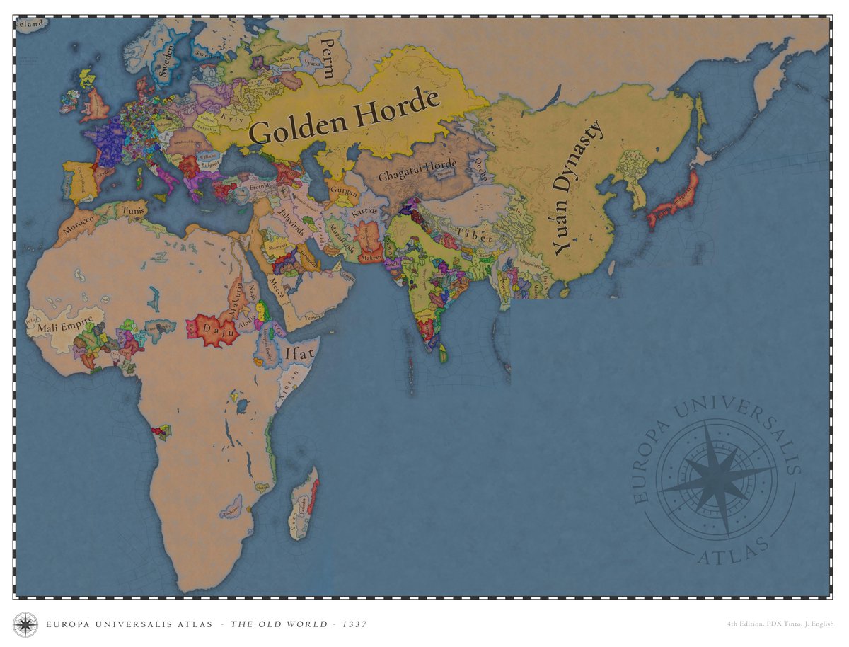 SuperJuicyAncap's tweet image. I want to do illegal things to this map... #EU5 #ProjectCaesar