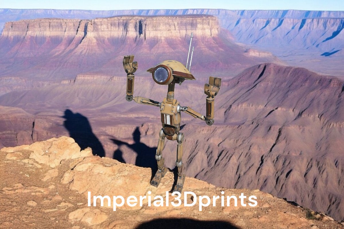 timgtaggart1's tweet photo. Another Pit Droid shipped out for duty!
#Imperial3Dprints #pitdroid #starwars #mandolorian #droids https://t.co/fdQnSVhahe