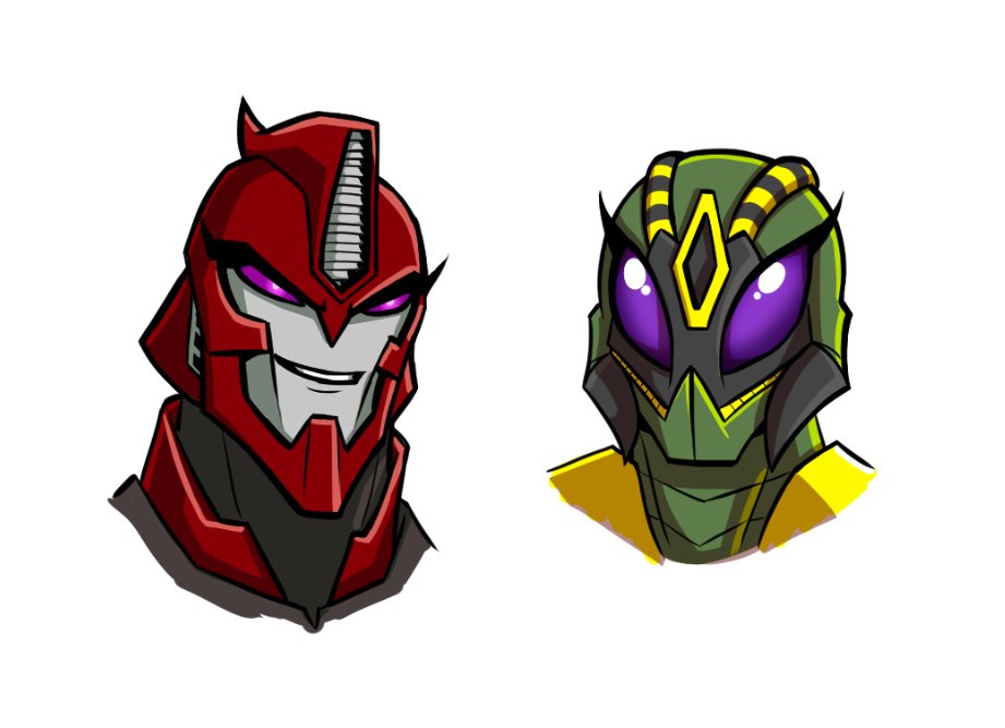 Its been a while since I've drawn a transformer! Enjoy a prime version of these two aerial dorks! #transformers #beastwars #predacons