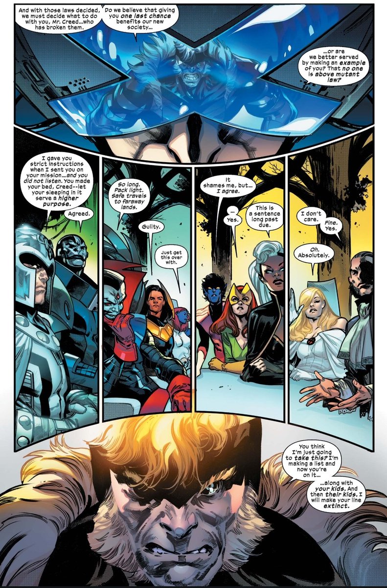 casey_brinke's tweet photo. And those that don't abide...THROWN INTO THE PIT.
Surely indefinite incarceration won't bite them in the ass.
#XMenBinge https://t.co/Jjg7EFofYc