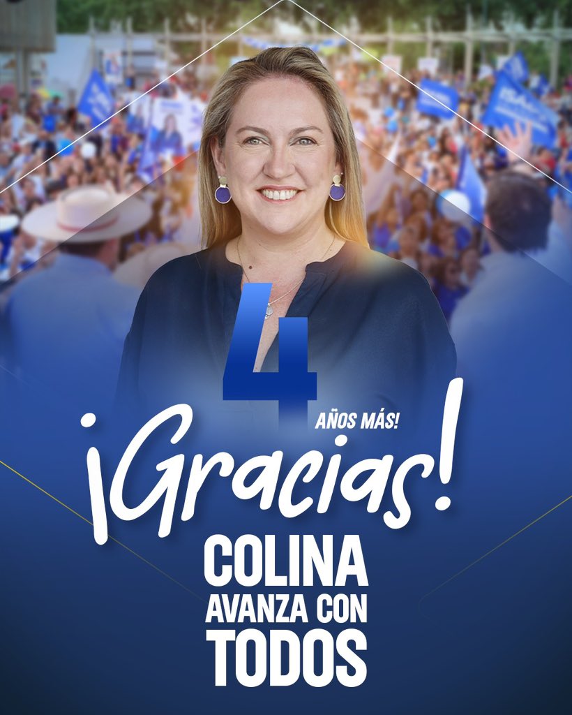 Solo puedo agradecer a cada vecina y vecino que nos dio su confianza. ¡Hemos ganado estas elecciones con una de las votaciones más altas vistas! Gracias por creer en este proyecto. Haremos que se sientan orgullosos de su elección.

¡Colina avanza con todos!